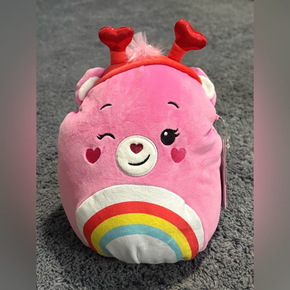NWT Squishmallows Cheer Bear from the Care Bears